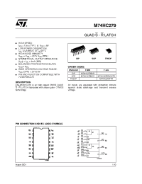 Datasheet M74HC279 manufacturer STMicroelectronics